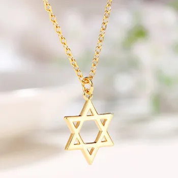 Huitan Шикарное ожерелье с полой пятиконечной звездой для женщин, Модное контрактное изысканное ожерелье для девочек, Необычный подарок, ювелирные изделия