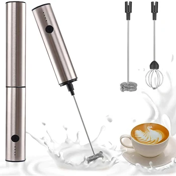 Huis Keuken Cafe Elektrische Garde Usb Oplaadbare Koffie Drie Niveau Snelheid Verstelbare Frother Melk Schuim Maker Handheld