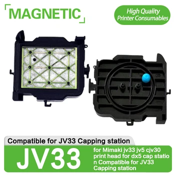 2X Высококачественная насадка на основе растворителя для печатающей головки Mimaki jv33 jv5 cjv30 для укупорочной станции dx5 Совместима с укупорочной станцией JV33
