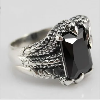 Новое серебряное кольцо из чистого серебра 925 пробы alondra gem thai silver man ring