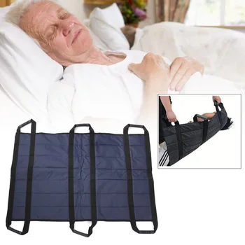Прочный 6 Ручек Многоцелевой Позиционирующий коврик для кровати, переносной коврик для ухода за параличом и пожилыми людьми, Многоразовое использование для переворачивания пациентов