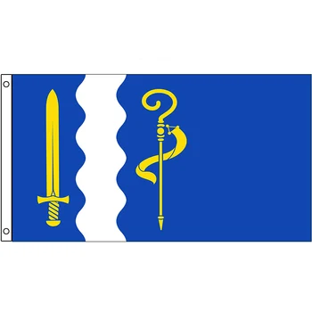 Флаг Маасгоу, Голландия, Город Нидерландов, 60x90 см, 90x150 см, Декоративный баннер для дома и сада