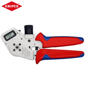 KNIPEX 97 52 63 DG Цифровые обжимные плоскогубцы с четырьмя оправками для точеных контактов