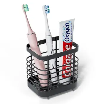 Держатели для зубных щеток для ванной комнаты из нержавеющей стали, держатель для зубной пасты, держатель для бритвы для душа, хранение в ванной комнате