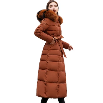2021 Новое поступление, Модная тонкая женская зимняя куртка с хлопковой подкладкой, теплое утепленное женское пальто, Длинные пальто, Парка, Женские куртки