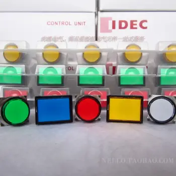 [SANY] Япония и пружинная кнопка IDEC с подсветкой 16 мм Moments/Круглая самоблокирующаяся AL6M/HA 1a1b DC24V-10 шт./лот