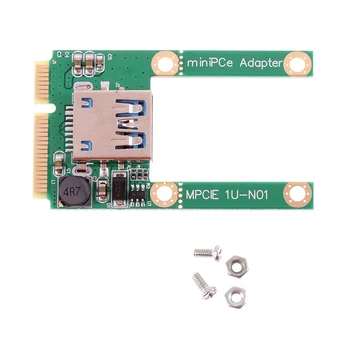 1 Комплект Мини-карт расширения PCI-E к USB3.0 для Ноутбука PCI Express PCIe к USB 3,0 Конвертер Riser Card Адаптер С Винтовыми Фитингами