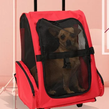 Портативная сумка для переноски собак На открытом воздухе, Большое пространство, Складной Дышащий Рюкзак для собак, Сетка Для путешествий, Mochila Gato, Товары для домашних животных