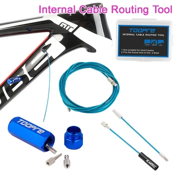Комплект для прокладки внутреннего кабеля Велосипеда для велосипедных рам, Горный MTB, Шоссейный Велосипедный Тормоз, Гидравлический Внутренний провод, Руководство по установке Инструмента