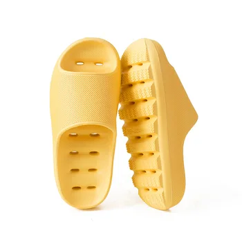 2023 Новые Тапочки, женские летние пляжные сандалии, домашние нескользящие туфли на плоской подошве из ЭВА, Подходящие женские тапочки для помещений, легкие