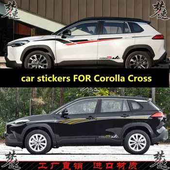 Новые автомобильные наклейки suv для Corolla Cross 2022, модифицированный кузов, аксессуары для внедорожных видов спорта, специальная наклейка на пленку