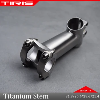 TIRIS Титановый стержень для велосипедных аксессуаров Длина 50 мм-120 мм Велосипедные детали 28.6/25.4*25.4/31.8 мм 5 °-45 ° Нестандартный угол наклона в стиле II