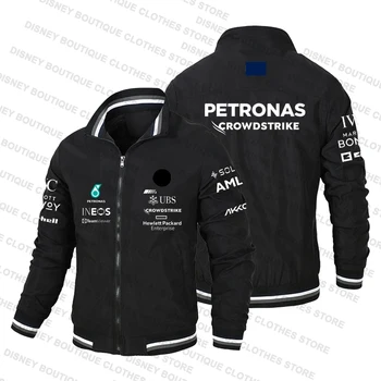 Форма болельщика Petronas Formula One Team 2023 с 2D печатью, Мужская гоночная куртка F1 Оверсайз, Полевая тактическая рыбалка, Охота