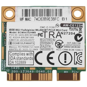 Для AzureWave BCM94352HMB WIFI карта Mini PCIe 802.11AC 867 МГц Беспроводная WIFI WLAN Bluetooth карта