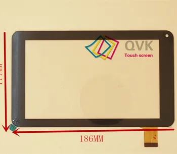 Планшетный ПК CZY6347B01-Fpc, изготовленный из наружной емкостной панели со стеклянным сенсорным экраном с указанием размера и цвета