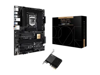Для Asus LGA 1200 ProArt Z490-Creator 10G Материнская плата Intel Z490 PCI-E 3.0 DDR4 128 ГБ 1200 Материнская плата Crossfire X Placa-mãe Новая