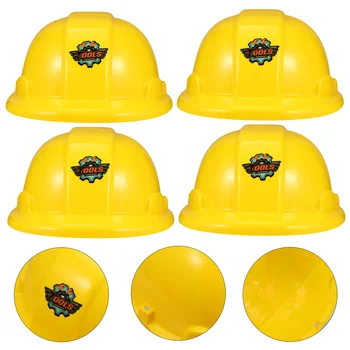 5 шт. детская строительная шляпа желтая детская каска строителя для детского платья, костюма, детской праздничной шляпы