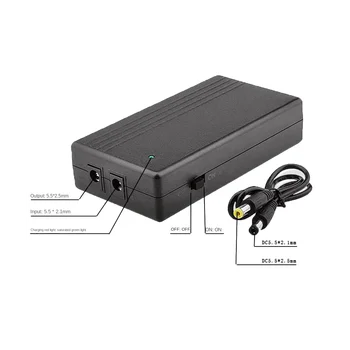 Источник бесперебойного питания 5V 2A, мини-ИБП, резервная батарея емкостью 4000 мАч для видеонаблюдения и WiFi-маршрутизатора, аварийное питание