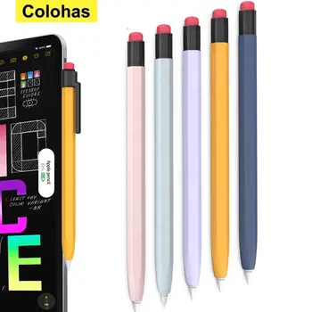 Чехол-стилус для Apple Pencil 1 2, Силиконовый чехол для ручек, защитный чехол для стилуса, защита от падения, iPad Pencil 2 1, чехол