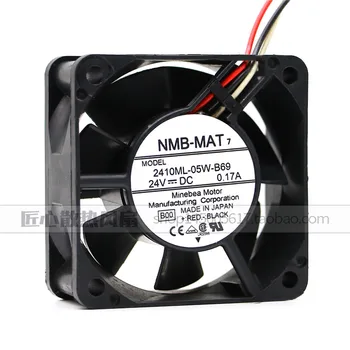 Новый оригинальный NMB 2410ML-05W-B69 6025 6 см 24 В 0.17A инверторный охлаждающий шаровой вентилятор