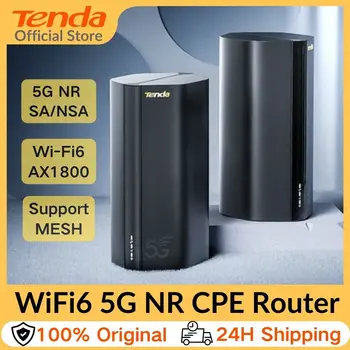Tenda 5G Маршрутизатор AX1800 Wi-Fi 6 беспроводной модем Точка доступа Wi-Fi 5G/ 4G/ 3G Многорежимный 2,4 ГГц 5 ГГц Сетчатый маршрутизатор модем 5g WiFi sim-карта