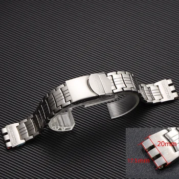 Ремешок для часов Swatch, твердый браслет из нержавеющей стали, выпуклый стальной ремень с зазубринами Внутри17,5 мм Снаружи 20 мм