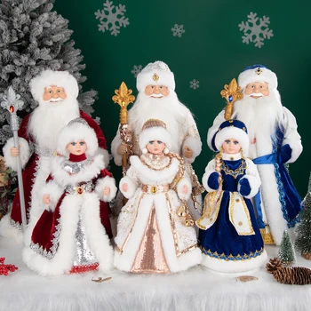 Кукла-Ведерко с конфетами Санта-Клауса 2023, Украшение для Рождественской елки, Веселые Рождественские украшения Для дома, Подарок на Новый год 2024