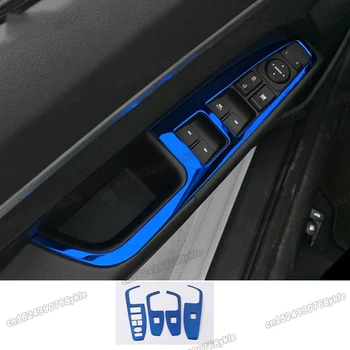 планки панели управления стеклоподъемником автомобиля, дверным подлокотником для Hyundai elantra 2016 2017 2018 2019 2020 AD avant аксессуары для интерьера