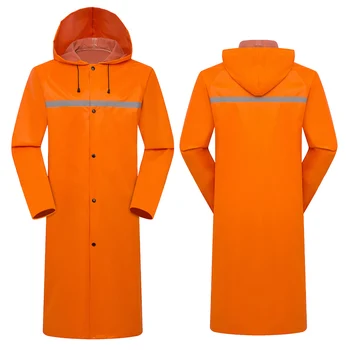 Дождевик Длинный, непромокаемый для всего тела, для мужчин и женщин, для одиноких взрослых, Новое пончо, модное брендовое пальто, цельное светоотражающее
