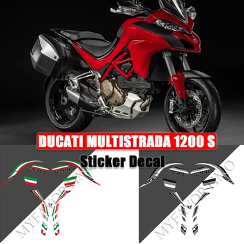 Наклейка Multistrada 1200S, устойчивая к царапинам, для Ducati MULTISTRADA 1200 S, аксессуары для мотоциклов, наклейка на топливный бак